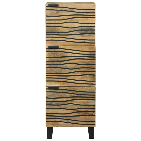 vidaXL Tall Sideboard Brown 40 x 33 x 110 cm Solid Mango Wood