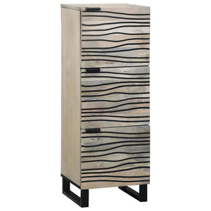 vidaXL Media Storage Cabinets & Shelves White 40 x 33 x 110 cm