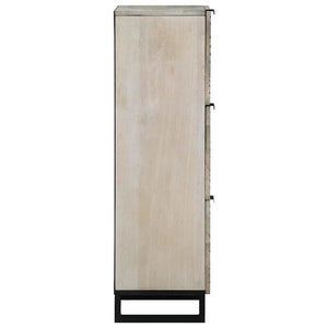vidaXL Media Storage Cabinets & Shelves White 40 x 33 x 110 cm