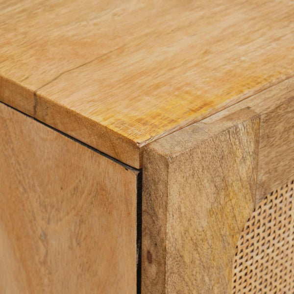 vidaXL Highboard with Storage Brown 40 x 33 x 110 cm Solid Mango Wood