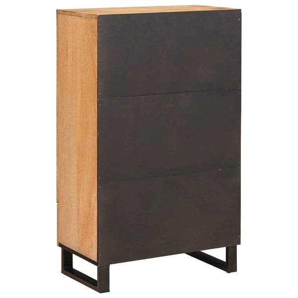 vidaXL Highboard with Storage Brown 40 x 33 x 110 cm Solid Mango Wood