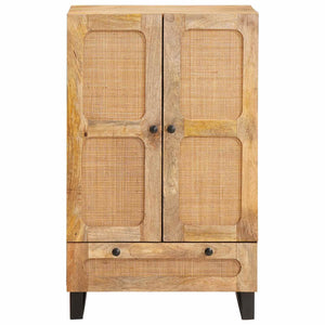 vidaXL Highboard with Storage Brown 40 x 33 x 110 cm Solid Mango Wood