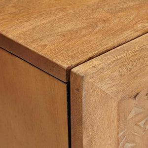 vidaXL Bathroom Cabinet Light Brown 38 x 33 x 58 cm Engineered Wood