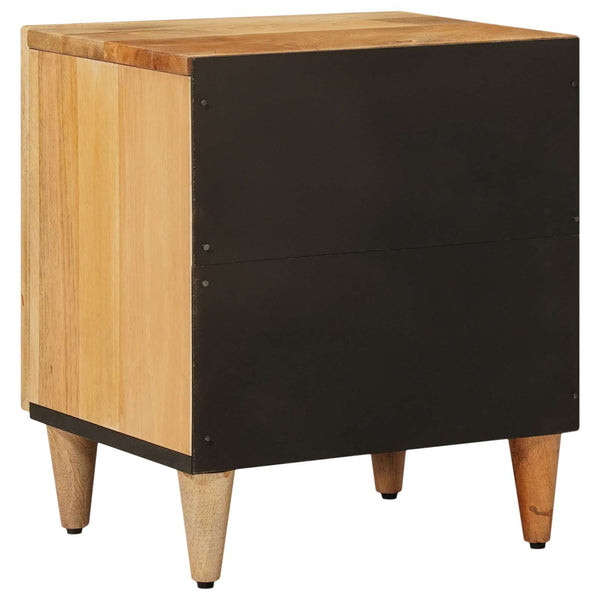 vidaXL Bedside Table Natural 40 x 33.5 x 46 cm Solid Mango Wood