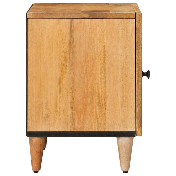 vidaXL Bedside Table Natural 40 x 33.5 x 46 cm Solid Mango Wood