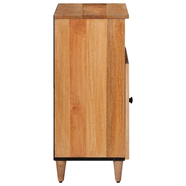 vidaXL Sideboard with Storage Natural 60 x 33.5 x 75 cm Solid Mango Wood