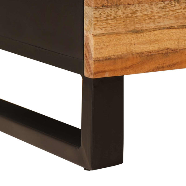 vidaXL Bedside Cabinet Brown 40 x 33 x 46 cm Solid Mango Wood