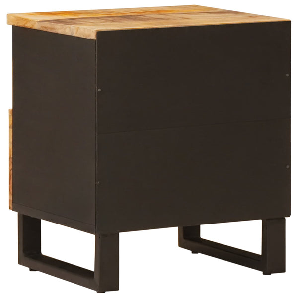 vidaXL Bedside Cabinet Brown 40 x 33 x 46 cm Solid Mango Wood