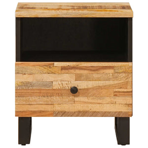 vidaXL Bedside Cabinet Brown 40 x 33 x 46 cm Solid Mango Wood