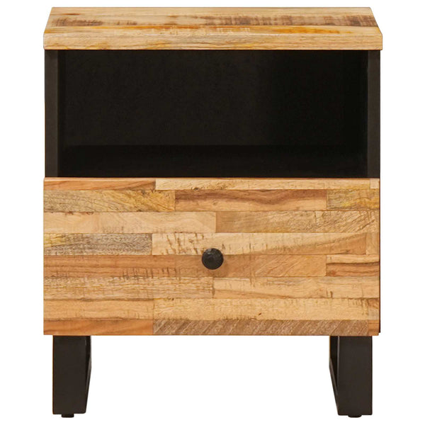 vidaXL Bedside Cabinet Brown 40 x 33 x 46 cm Solid Mango Wood