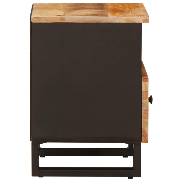 vidaXL Bedside Cabinet Brown 40 x 33 x 46 cm Solid Mango Wood