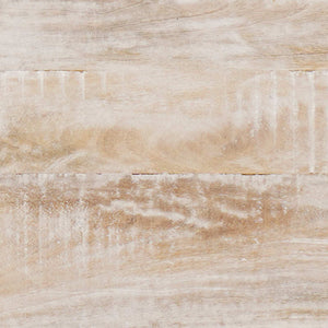 vidaXL Sideboard with Shelf White 90 x 33.5 x 75 cm Solid Mango Wood