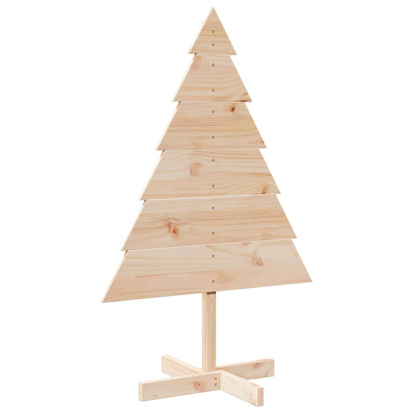 vidaXL Christmas Tree for Decorating 110 cm Solid Wood