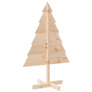 vidaXL Christmas Tree for Decorating 110 cm Solid Wood