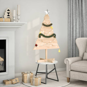 vidaXL Christmas Tree for Decorating 110 cm Solid Wood