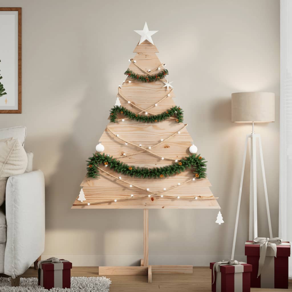 vidaXL Decoratable Christmas Tree 150 cm Solid Wood