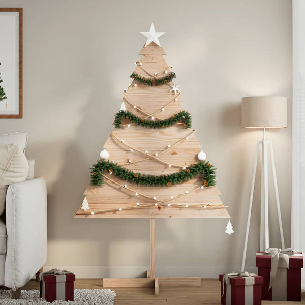 vidaXL Decoratable Christmas Tree 150 cm Solid Wood