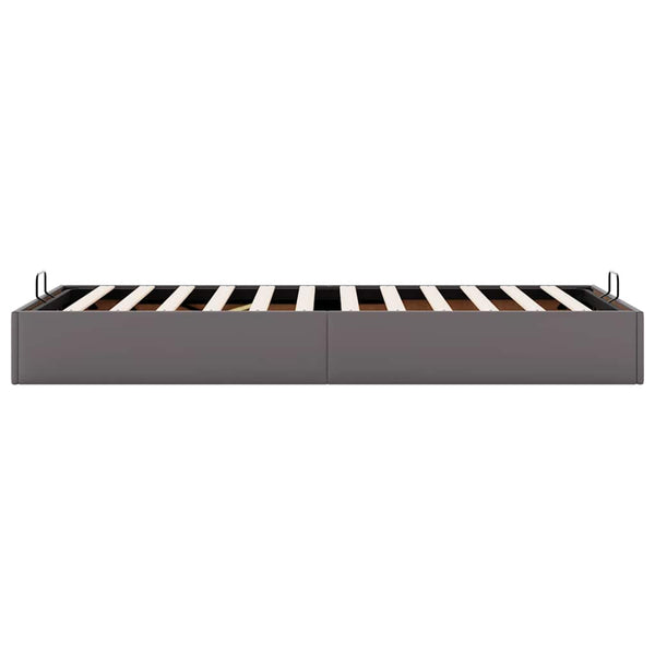 vidaXL Ottoman Bed Frame Grey 80x200 cm Faux Leather