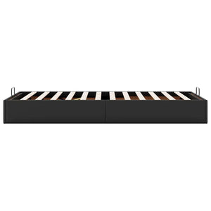 vidaXL Ottoman Bed Frame Without Mattress Black 90x190 cm Faux Leather