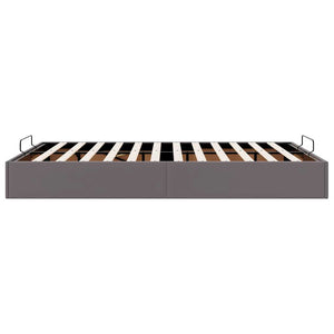 vidaXL Ottoman Bed Frame Grey 140x200 cm Faux Leather