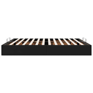 vidaXL Ottoman Bed Frame Black 160x200 cm Faux Leather (No Mattress)