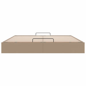 vidaXL Ottoman Bed without Mattress Cappuccino 180x200cm Faux Leather