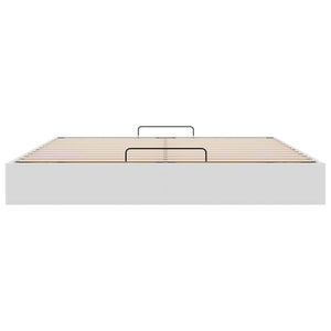 vidaXL Ottoman Bed Frame without Mattress White 200x200 cm Faux Leather