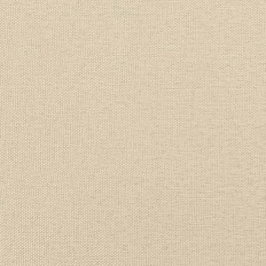 vidaXL Ottoman Bed Frame Cream 200x200 cm Fabric (Mattress Not Included)