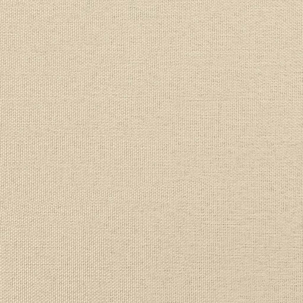 vidaXL Ottoman Bed Frame Cream 200x200 cm Fabric (Mattress Not Included)
