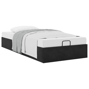vidaXL Ottoman Bed Frame Black 90x190 cm Velvet (no mattress)