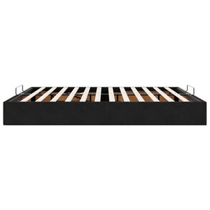 vidaXL Ottoman Bed Frame Black 160x200 cm Velvet without Mattress