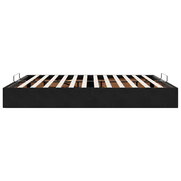 vidaXL Ottoman Bed Frame Black 160x200 cm Velvet without Mattress