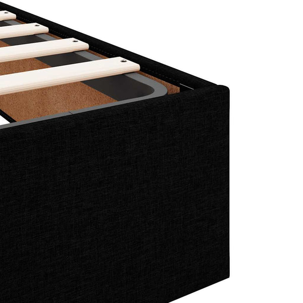 vidaXL Ottoman Bed Frame Black 160x200 cm Velvet without Mattress