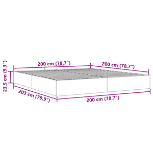 vidaXL Ottoman Bed Frame Pink 200x200 cm Velvet without mattress