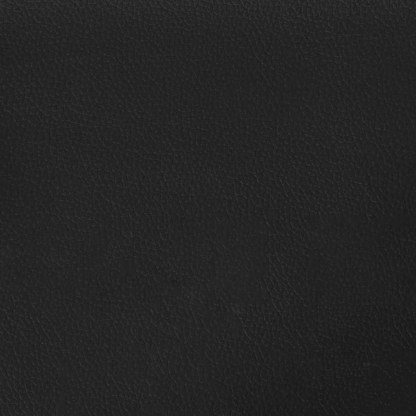 vidaXL Ottoman Bed with Mattress Black 90x200 cm Faux Leather