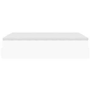 vidaXL Ottoman Bed with Mattress White 140x200 cm Faux Leather