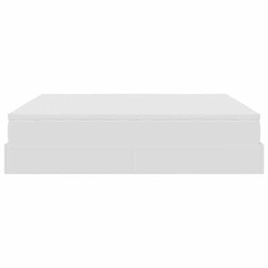 vidaXL Ottoman Bed with Mattress White 180x200 cm Faux Leather