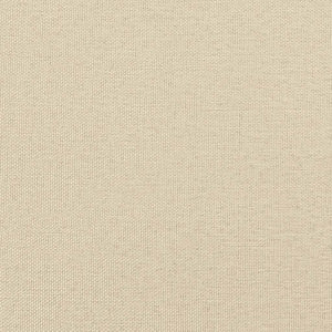 vidaXL Ottoman Bed with Mattress Cream 80x200 cm Fabric