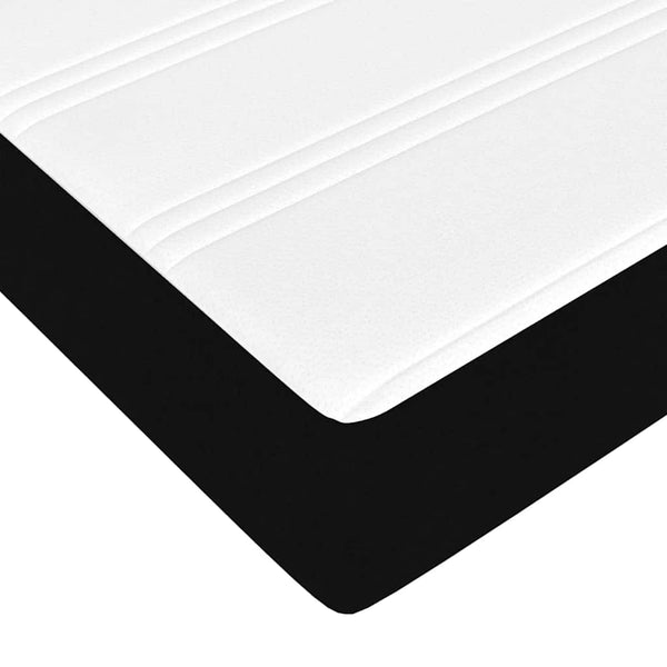 vidaXL Ottoman Bed with Mattress Black 90x190 cm Fabric