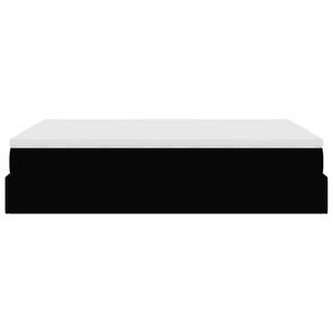 vidaXL Ottoman Bed with Mattress Black 140x200 cm Fabric