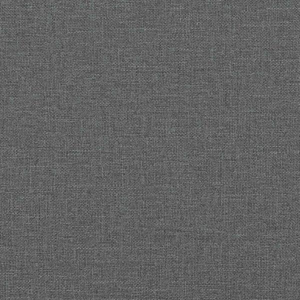 vidaXL Ottoman Bed with Mattress Dark Gray 160x200 cm Fabric