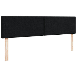 vidaXL Ottoman Bed with Mattress Black 200x200 cm Fabric