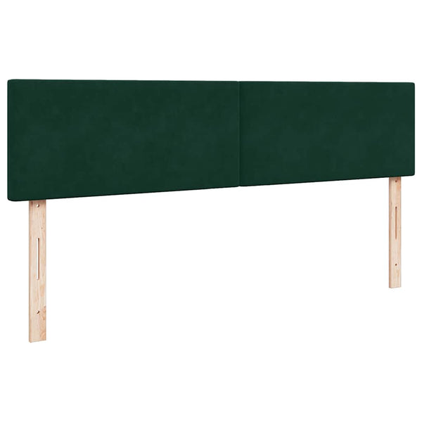 Ottoman Bett mit Matratze Dunkelgrün 200x200 cm