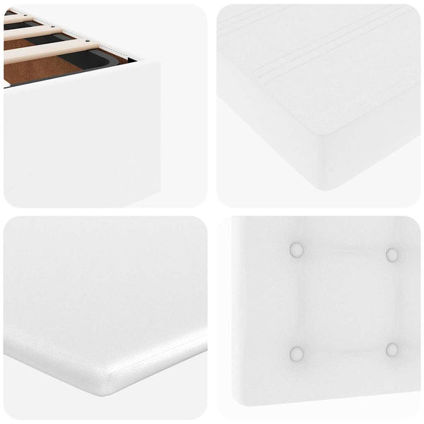 Ottoman Bett 90x200 cm mit Matratze & LED