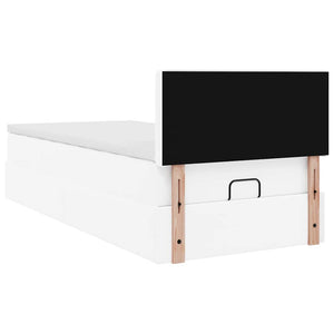Ottoman Bett 90x200 cm mit Matratze & LED