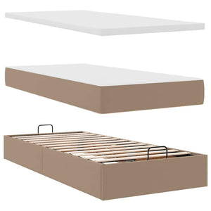 Ottoman Bett mit Matratze & LED 100x200cm