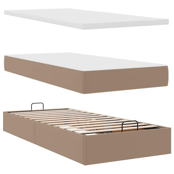 Ottoman Bett mit Matratze & LED 100x200cm