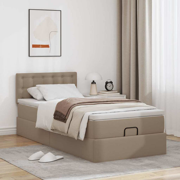 Ottoman Bett mit Matratze & LED 100x200cm