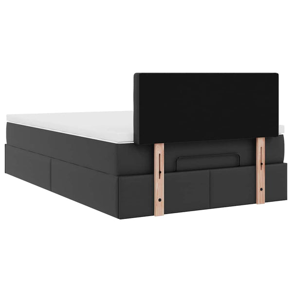 Ottoman Bett mit Matratze & LEDs 120x190cm