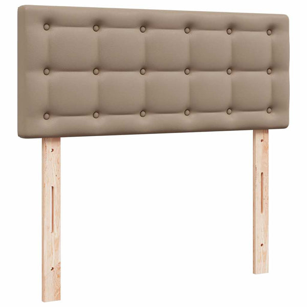 Ottoman Bett mit Matratze & LEDs Cappuccino 120x190cm